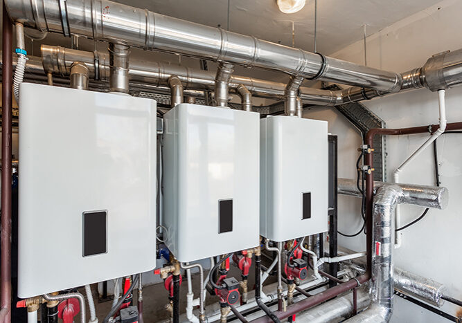 Commercial services heating systems